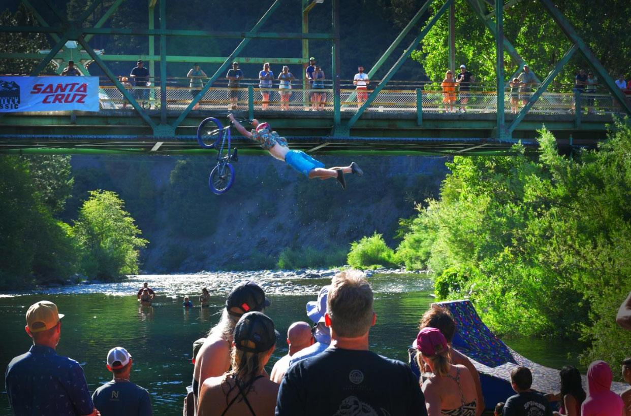 River Jump at Downieville Classic
